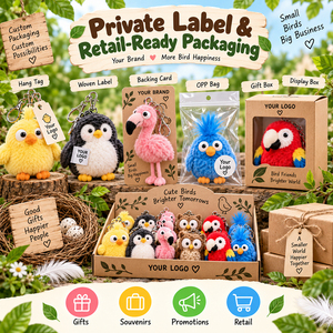 Llaveros de Peluche Mini de Aves OEM ODM: Cisne, Kiwi, <span class=keywords><strong>Paloma</strong></span>, Búho – Lindos Llaveros para Cajas de Regalo, Recuerdos de Boda y Venta al por Menor en Boutiques - Product Image 6