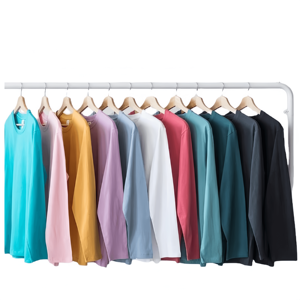 T-shirts à manches longues unisexes en coton peigné surdimensionné de 180 <span class=keywords><strong>grammes</strong></span>, noirs, avec logo personnalisé imprimé pour femmes et hommes - Product Image 1