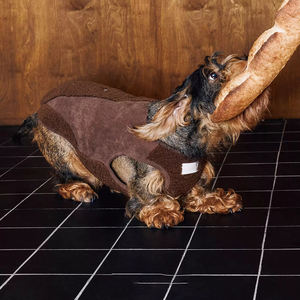 Milieuvriendelijk Dubbelzijdig Bont Geïntegreerd Vest Winter Klassieke Huisdierkleding Voor Kleine Windhonden Whippets Huisdierkleding Gezellig - Product Image 4