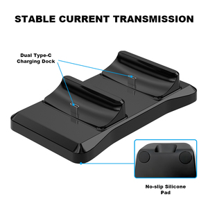 Ylw tin ps5 phụ kiện sạc Dock điều khiển kép sạc nhanh cho ps5 điều khiển Trạm Sạc - Product Image 3