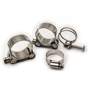 Clips de tuyau à double fil pour tuyau d'étang Vis serrée Koi Fish Fitting Filter Pump Water - Product Image 1