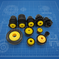 Composants de rouleaux de convoyeur WA (PE/Nylon/Plastique) – Embouts de logement de roulement à billes anti-UV et antistatiques, dimensions personnalisables, pour l'industrie alimentaire