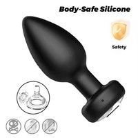 Fernbedienung Tragbare Vibration Anal Plug Sexspielzeug für Männer und Frauen Flirt Masturbation Massage gerät