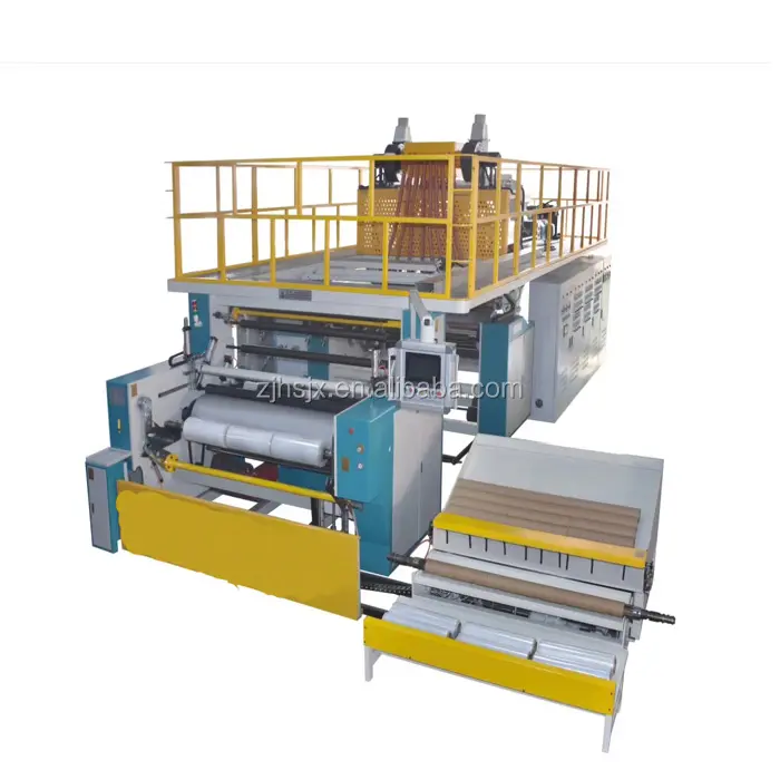 LYM-1500x3C Fully Automatic Three Layer Co-extrusion Stretch Cling Film Making Machine manufacturer