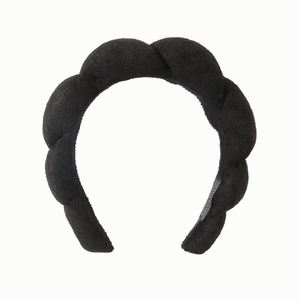 Diadema de esponja con diseño de nube esponjosa y trenzado, de perfil alto y ancho, suave, para maquillaje, yoga, lavado facial y cuidado de la piel, ideal como regalo - Product Image 6