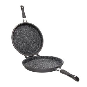 32Cm Round <b>Induction</b> Griddle <b>Pan</b> With Nonstick Coating For Even Cooking - Product Image 1