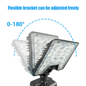 T2601 पोर्टेबल एलईडी कार्य प्रकाश रिचार्जेबल समायोज्य ऊंचाई बाहरी आपातकालीन प्रकाश व्यवस्था - Product Image 4