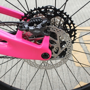 Bicicletta da Montagna Personalizzata Rosa Multicolore da Corsa MTB 29 in Fibra di Carbonio per Adulti - Product Image 5
