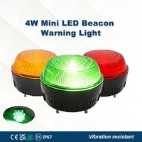 Neue ECE R65 Zugelassene SG-SR6 Mini LED Notfall-Warnleuchte - Industrielle Sicherheits-Stroboskoplampe für Gabelstapler und Bagger 4W