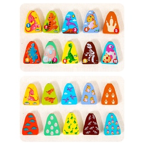 Giocattoli di pesca per bambini a forma di animali, giocattoli interattivi per la prima educazione, <span class=keywords><strong>dinosauro</strong></span>, foca, razzo, coniglio, piccolo pesce, gioco di pesca - Product Image 3