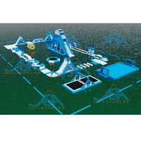 Jeux d'eau gonflables, grande mer, TUV Commercial, grands jeux d'eau pour adultes, parc aquatique gonflable flottant