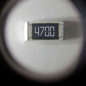 Whole -Sale RR3216 1206L4700FT 1206 3216 Resistors Chip Resistors SMD Resistors 470ohm 1% 1/4W Thick Film Resistor - Product Image 1