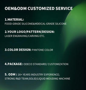 Dekorasi pabrik langsung dewasa mainan seks grosir vibrator silikon bergetar cincin Kokang untuk pria ukuran penuh cincin penis - Product Image 6