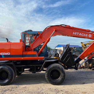 Excavatrice Hitachi Ex100 mini-pelle 10 tonnes excavatrice de type à roues choix économique excavatrice - Product Image 5