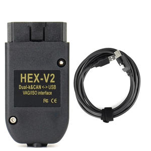 Détecteur HEX V2 <span class=keywords><strong>VCDS</strong></span> <span class=keywords><strong>VAG</strong></span> COM V25.3 5054 6154 Édition Commerce Extérieur Noir USB/ISO OLIVER Compatible 12V - Product Image 4