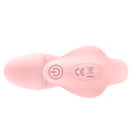 10-Gang USB-Aufladbarer Silikon Wasserdichter Rosa Kleiner Delfin Ferngesteuerter Tragbarer Vibrator für Frauen