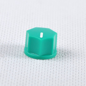 Vintage Plastik Yeşil 15x10mm Gitar Tüp Amplifikatörü için Kontrol Ses Düğmesi - Product Image 1