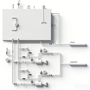 Système de distribution de produits chimiques en acier au carbone <span class=keywords><strong>à</strong></span> haute adaptabilité (avec revêtement interne) pour la plateforme offshore de traitement du pétrole et du <span class=keywords><strong>gaz</strong></span> - Product Image 1
