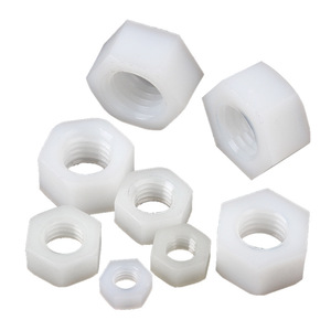 Tuerca hexagonal de nailon de base sólida M2 métrica DIN934, cabeza hexagonal de 6.0 mm, longitud de 35 mm - Product Image 4