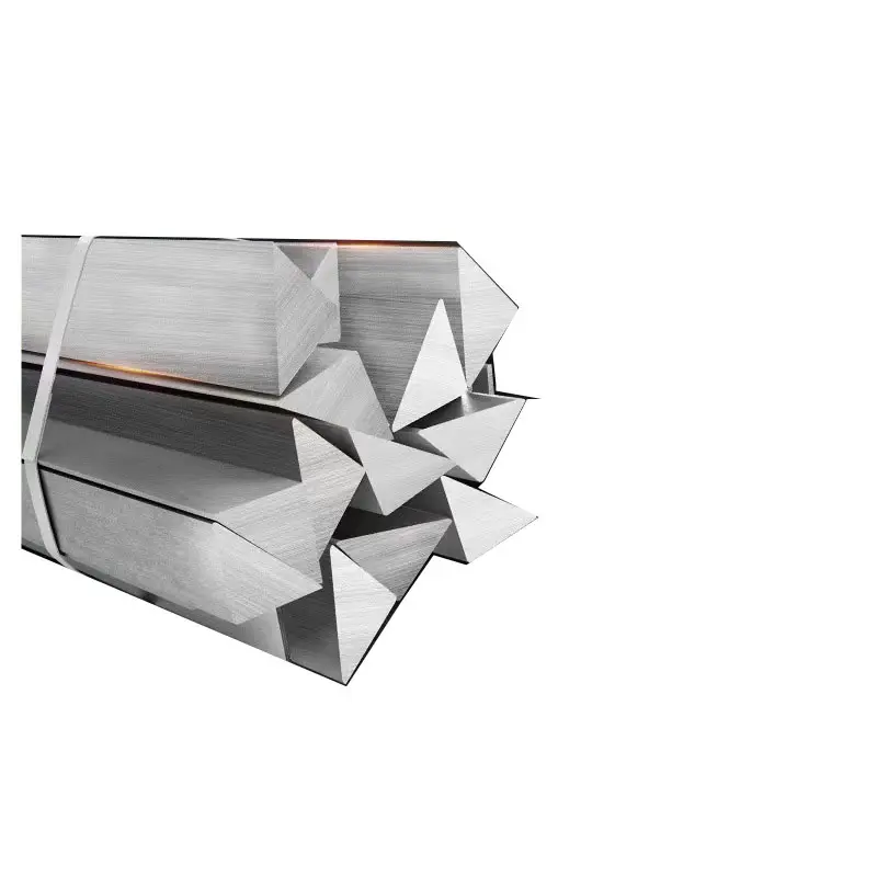 Hot selling cold rolled SUS JIS ASTM 201 303 304 321 410 420 flat bar d shaped stainless steel triangle flat bar in stock