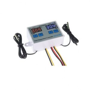 XK-W1088 Dual Digital <b>Thermostat</b> Temperature <b>Controller</b> Two Relay Output Thermoregulator for Incubator Heating Cooling - Product Image 1