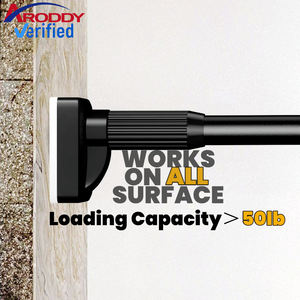 ARODDY-<span class=keywords><strong>Tringle</strong></span> <span class=keywords><strong>à</strong></span> rideau et tuyau de douche ajustable et personnalisé, <span class=keywords><strong>sans</strong></span> <span class=keywords><strong>perçage</strong></span> de fenêtre, vente en gros de 62.9 <span class=keywords><strong>à</strong></span> 98.4 pouces, extensible - Product Image 1