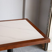 Ensemble de mobilier de restaurant commercial moderne et minimaliste pour restauration rapide, cuisine Hunan, nouilles de riz à la bave d'escargot, barbecue - Écologique
