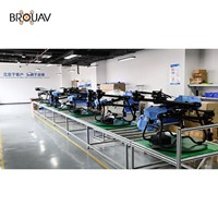 BROUAV Promotion Chaleur : Châssis de drone agricole 35L à pompe, haute productivité et conception écologique pour les opérations agricoles