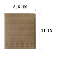 Kraft Music Book Logotipo personalizado para AD Promotuonal Blank Guitar Tab Escritura Manuscrito Suministro al por mayor