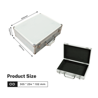 Valise de transport rigide Everest en aluminium, grande capacité, pour appareil photo, outils, avec mousse de protection, antichoc, anti-poussière, verrouillable, OEM