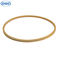 Joint d'étanchéité DRS pour tige de piston hydraulique, en PU/NBR/FKM, résistant à l'usure et à la pression (30 MPa), pour vérins hydrauliques et systèmes hydrauliques mobiles