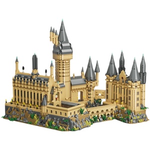 [Ingrosso e Dropshipping] Modello Gigante del Castello <span class=keywords><strong>di</strong></span> <span class=keywords><strong>Hogwarts</strong></span> ad Alta Difficoltà, Giocattolo DIY in Plastica ABS, Regalo - Product Image 5
