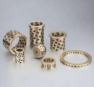 Roulement à billes Oiles # Douille auto-lubrifiante en bronze de haute qualité 500 JDB PVB C86300 avec graphite, modèle OEM à pression - Product Image 3