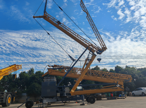 Grúa Torre Autoerigible Uniquemac de 3 Toneladas con Pluma de 35m para Manejo de Materiales de Construcción, Alta Eficiencia, 1 Año de Garantía - Product Image 3