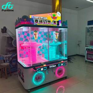 Máquina recreativa de grúa de alta calidad para 2 jugadores, mini máquina de garras para premios de peluches, operada con monedas, para parques de atracciones. - Product Image 6