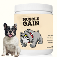 Compléments Alimentaires pour Animaux de Compagnie avec Logo Personnalisé, Complément Alimentaire Riche en Protéines pour Animaux de Compagnie, Gain Musculaire, Complément Alimentaire pour Renforcer les Muscles des Chiens