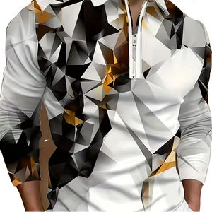 Camiseta Polo de Poliéster para Hombre, Absorbente de Humedad, Ropa Deportiva de Entrenamiento, Secado Rápido, Uniforme de Equipo Masculino al por Mayor - Product Image 3