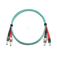 Cordon de brassage de fibre optique 3M, 2 fibres, multimode, duplex, OM1 OM2 OM3 OM4, ST-ST, PVC, CE ROHS, vente en gros usine