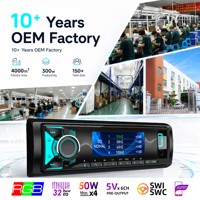 20% de réduction sur le lecteur MP3 stéréo universel pour voiture en stock, avec écran LCD, Bluetooth, lecteur audio USB, AUX, FM, AM, RDS et éclairage RGB