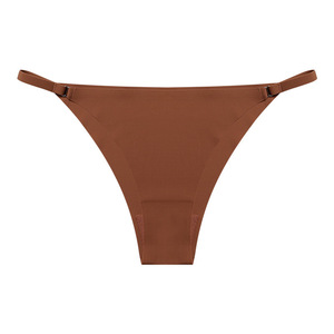 Women Low Waist Panties Invisible Seamless Thongs Girls Underwear <strong>Slip</strong> - Product Image 5