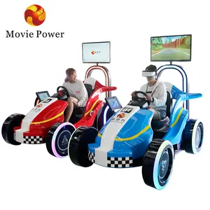9D Dynamic Motion Race Car Vr Racing Simulator Indoor Racing Arcade VR For Shopping Malls Made Of Fiberglass
