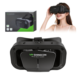 iOS Android Acceptable VR Headset Ultra-Lightweight VR Box Adjustable Pupil <b>Distance</b> Virtual Reality <b>Glasses</b> for Movies Gaming - Product Image 1