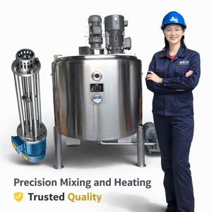 Stainless Steel Cosmetic Liquid Soap Hand Sanitizer Face Cream Body Lotion Cosmetic Heating Mixing Machine Mixing Tank - Product Image 2