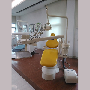 CE Approved Foshan <strong>Suntem</strong> Metal <strong>Dental</strong> Chair <strong>Unit</strong> with Electric Power LED Lamp &amp; PU Leather Cushion-Low Price - Product Image 4