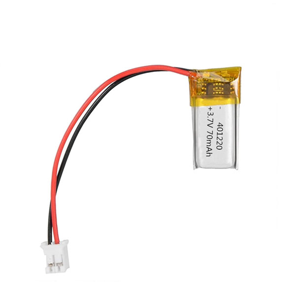 3.7V 401120 リチウムポリマー 60mAh Lipoバッテリー - 300サイクル、1