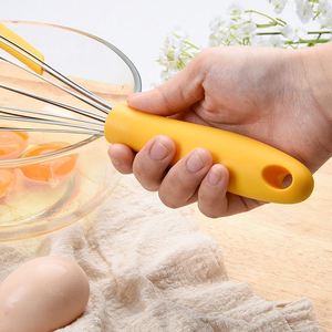 Outil de pâtisserie créatif en acier inoxydable + spatule en silicone, fouet à œufs deux-en-un, outil de mélange pour la cuisine à domicile - Product Image 3