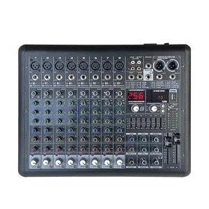 MR8 High quality 8 channel professional powerless mixer digital audio and video mixer for stage performance