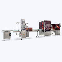 Ligne de production de conditionnement de poudre de lait pour bébés, de protéines de lactosérum, de café en poudre, en boîte de conserve, avec dosage, remplissage, fermeture, mise en bouteille et mise en conserve