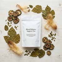 Soutien Équilibre Sanguin Bien-être Métabolique Sachets de Thé Herbal pour le Contrôle du Sucre Végétalien Sans Gluten Non-OGM 5g par Sachet 14 Sachets