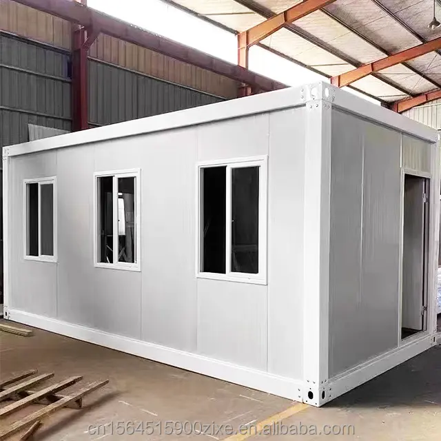 China Modular School Living House Flat Pack vorgefertigte Schuppen Kit kosten günstige feuerfeste erdbebens ichere Container Bürohaus